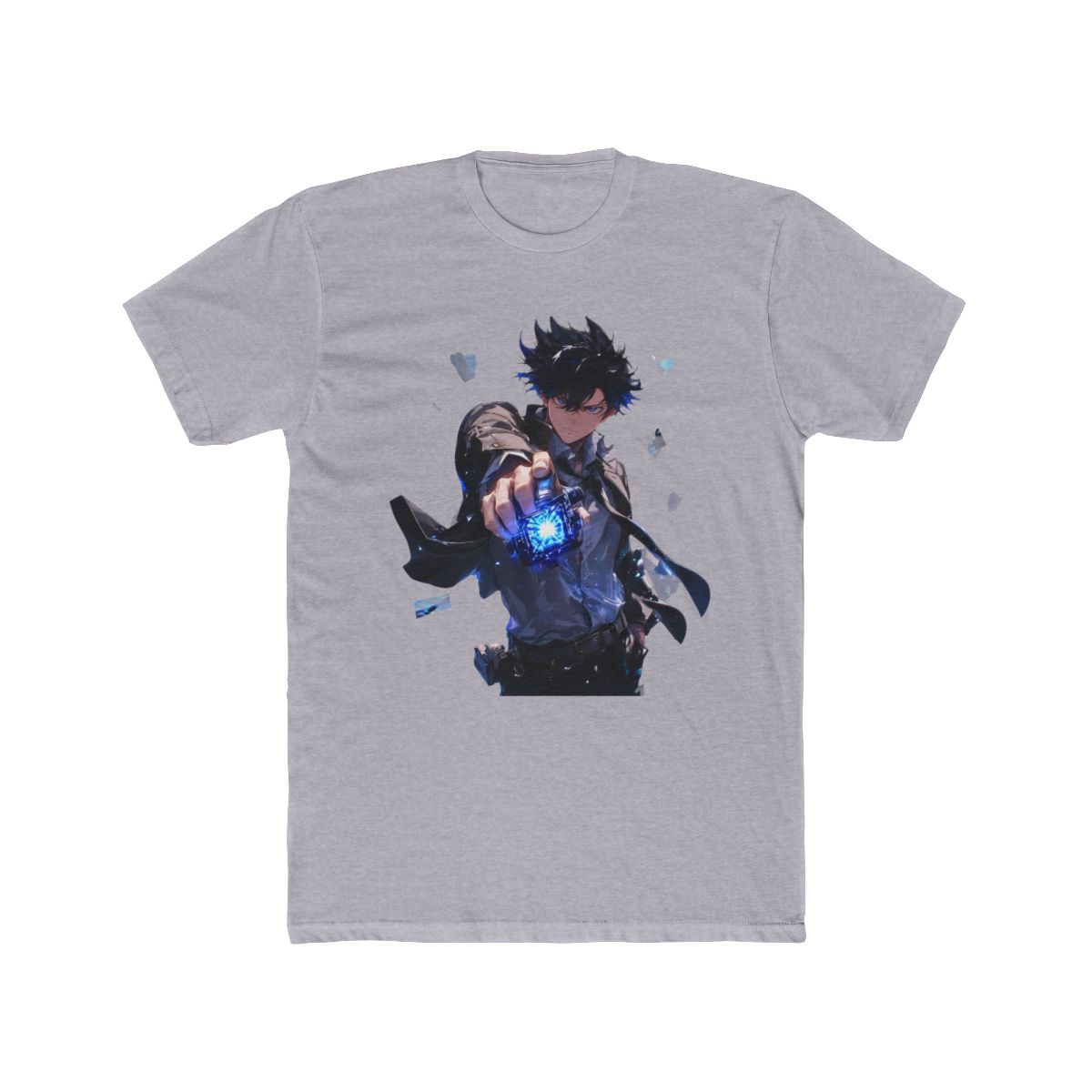 Nobuchika Ginoza Psycho Pass Cyberpunk Neon City Blue Glow | Psycho-Pass - alternate angle 3, merchandise