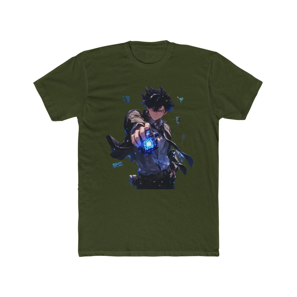 Nobuchika Ginoza Psycho Pass Cyberpunk Neon City Blue Glow | Psycho-Pass - alternate angle 4, merchandise