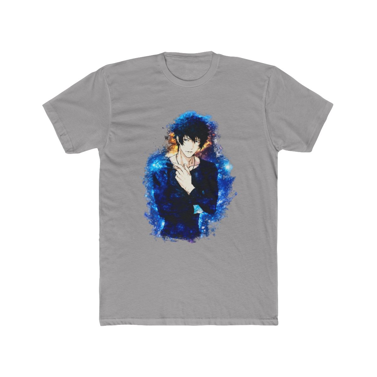 Shinya Kogami Psycho Pass Blue Noir Intense Portrait | Psycho-Pass - Official T-Shirts merchandise