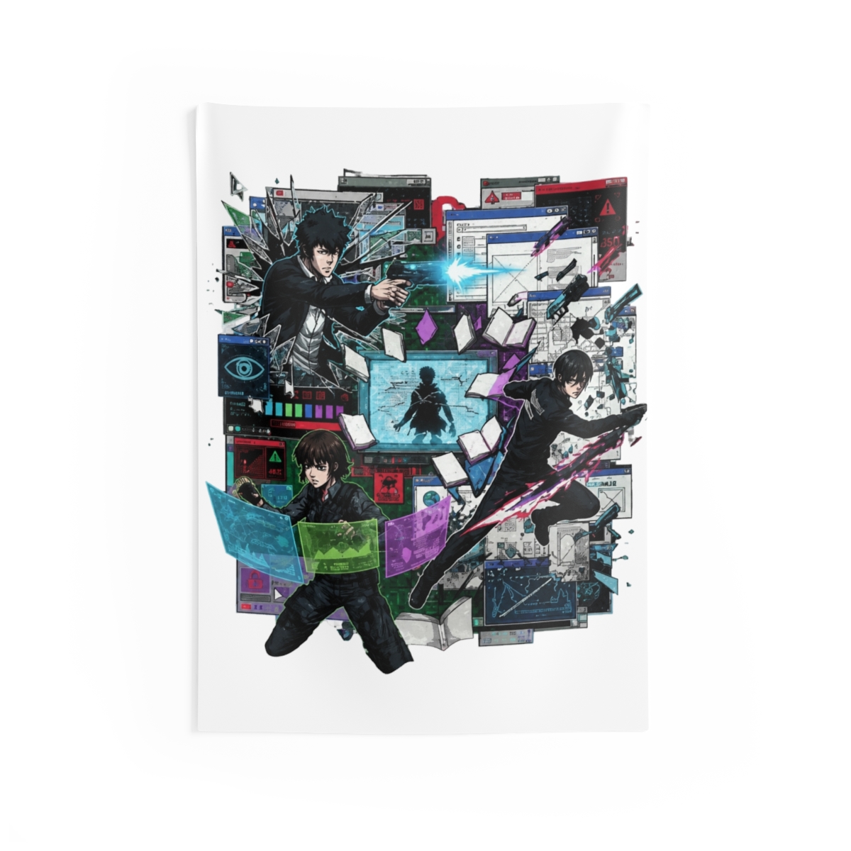 Psycho-Pass Characters Breaking Through Tapestry