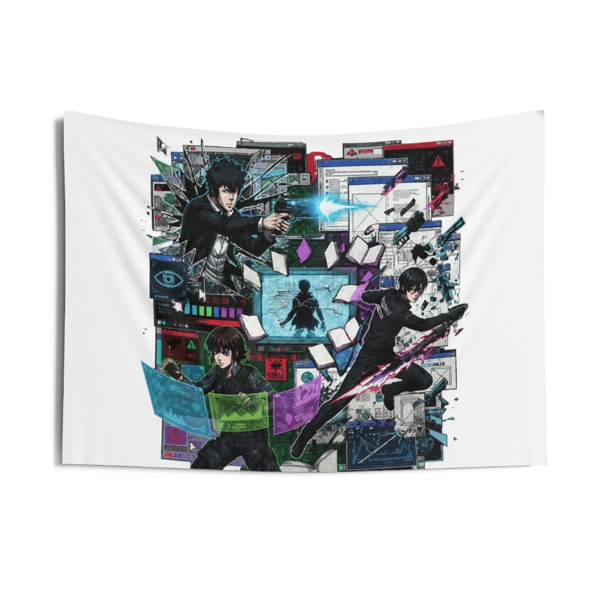 Psycho-Pass Characters Breaking Through Tapestry - alternate angle 2, merchandise