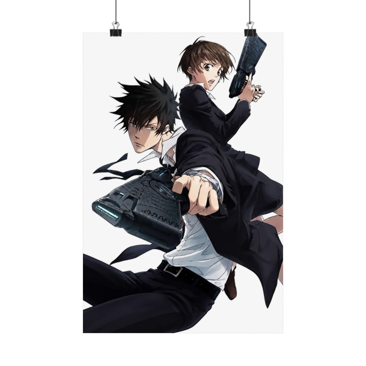 Psycho Pass Anime Fabric Wall Scroll Poster (16x23) Inches. [WP]-Psycho-1 | Psycho-Pass - alternate angle 5, merchandise