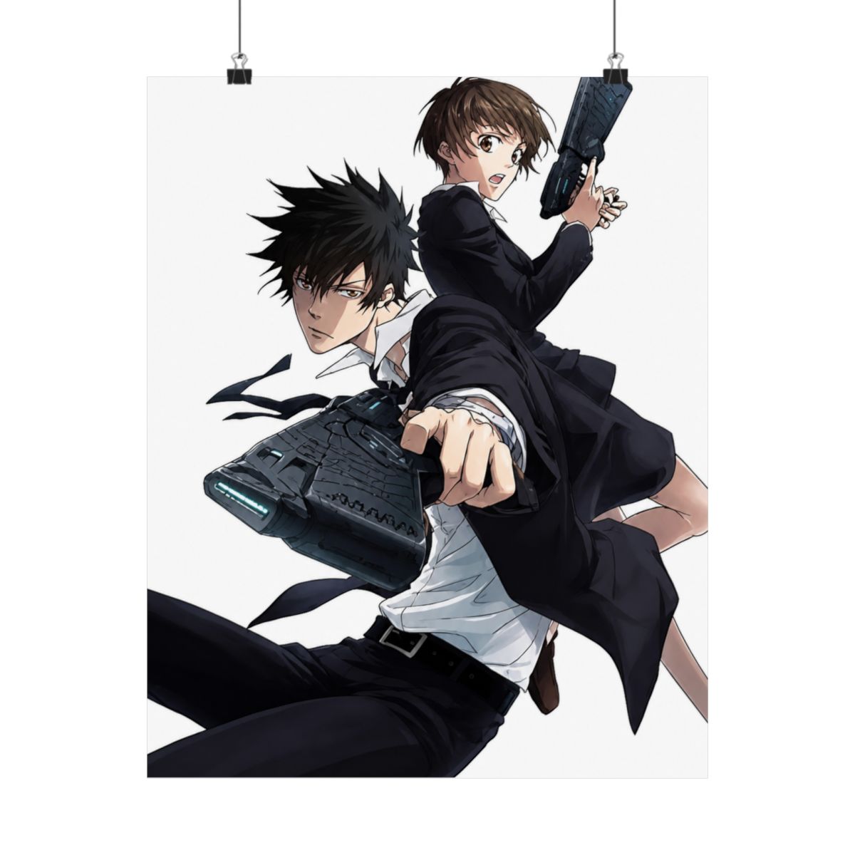 Psycho Pass Anime Fabric Wall Scroll Poster (16x23) Inches. [WP]-Psycho-1 | Psycho-Pass - alternate angle 4, merchandise
