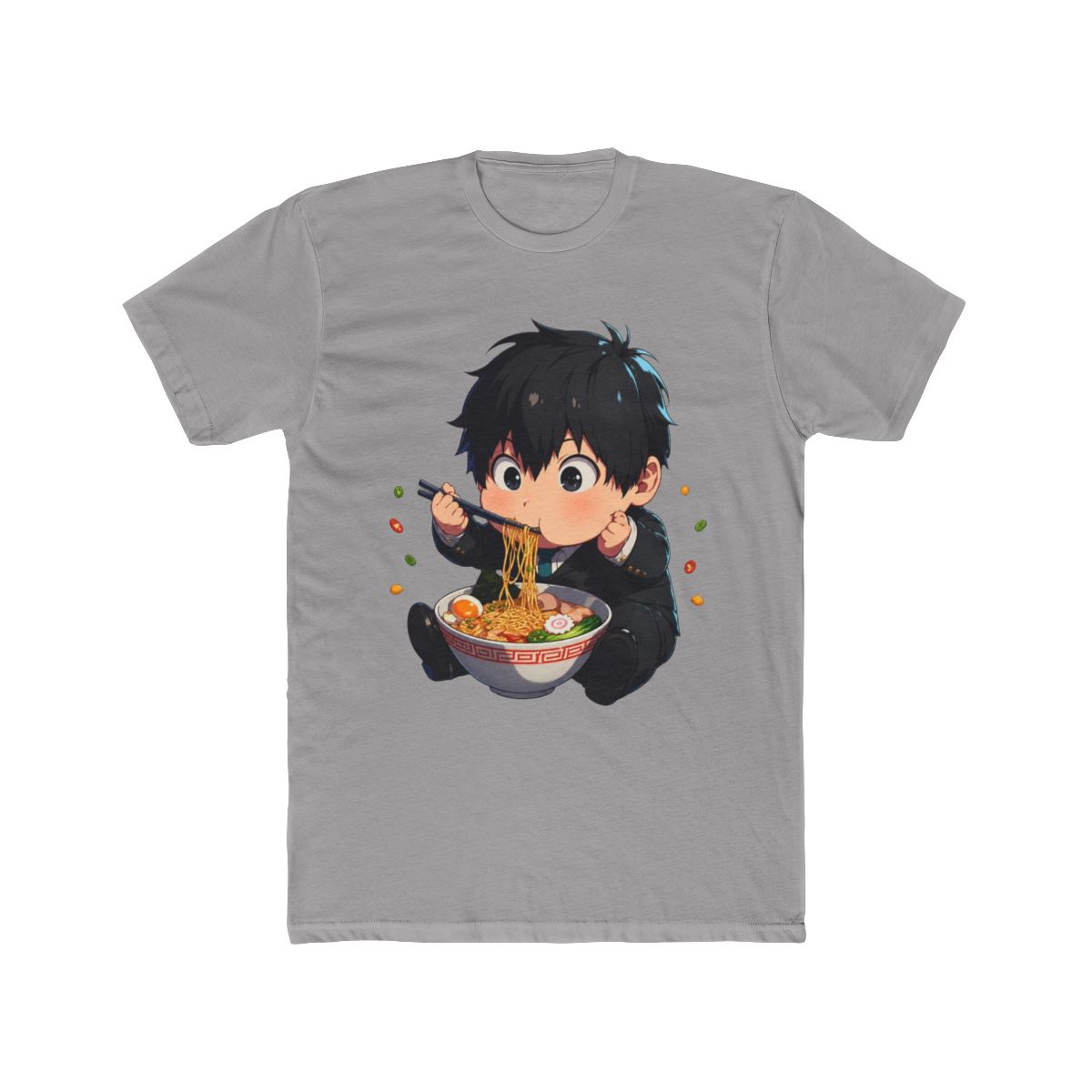 Nobuchika Ginoza Psycho Pass Anime Kawaii Chibi Ramen Suit Japan | Psycho-Pass - Official T-Shirts merchandise