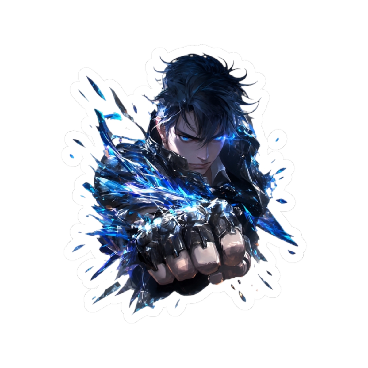 Nobuchika Ginoza Psycho Pass Blue Glow Cyberpunk Intensity | Psycho-Pass - alternate angle 3, merchandise