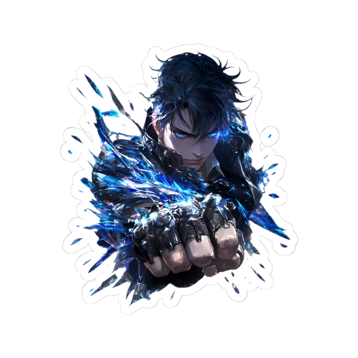 Nobuchika Ginoza Psycho Pass Blue Glow Cyberpunk Intensity | Psycho-Pass