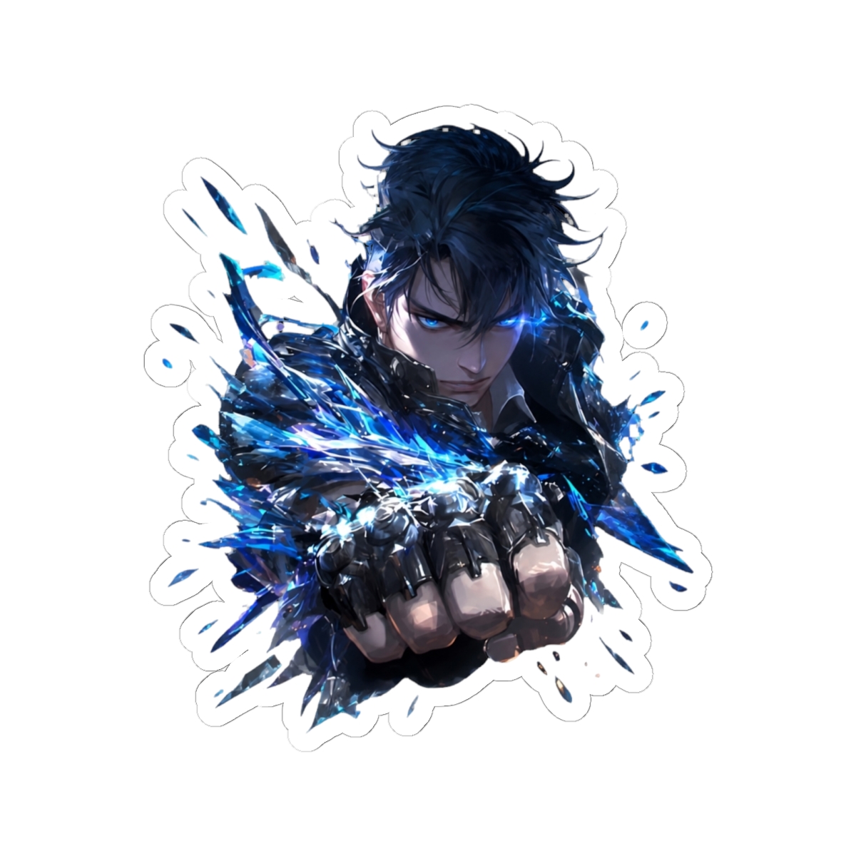 Nobuchika Ginoza Psycho Pass Blue Glow Cyberpunk Intensity | Psycho-Pass